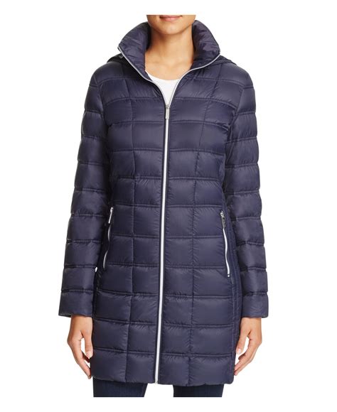 michael kors jacket 5 metal polyester cotton|Michael Kors lightweight down jacket.